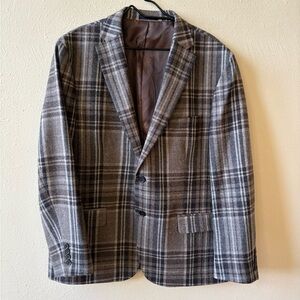 Ralph Lauren Mens Classic Fit Two-Button Blazer Brown